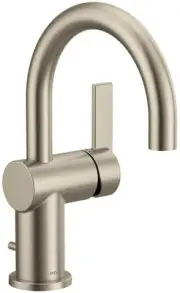 Moen 6221 Cia 1.2 GPM 1 Hole Bathroom Faucet - Nickel