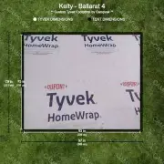 Tyvek Footprint for the Kelty Ballarat 4 Tent
