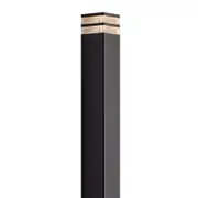 Elm Garden Bollard Light Black, Clear - 45348003