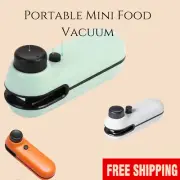 Portable Mini Food Vacuum Sealer Snack Sealing Machine Camping Orange