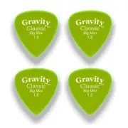 Gravity Picks Classic Picks Polished Big Mini Size 1dot5mm FluorescentGreen 4pk