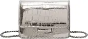 [MadGrandeur] Mini Crossbody Bags for Women, Faux Crocodile Y2k Purse with Chain Strap, Trendy Women's Evening Handbags