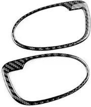 ATATNK Real Soft Carbon Fiber Sticker Compatible for Toyota Yaris 2006 2007 2008 2009 2010 2011 LHD RHD Car Door Handle Frame Accessories(Black Carbon)