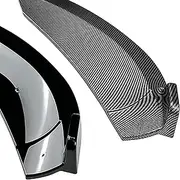 Front Bumper Lip Compatible for Mercedes Benz C Class W205 C300 C160 C200 C350e C260 C200 2015-2018 Spoiler Splitter Car Accessories(Carbon Fiber Grain)