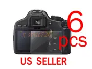 6pcs Clear LCD Screen Protector Film Guard For Canon EOS 550D REBEL T2i
