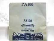 GS PA100 Watch Crystal Fit Elgin 7276 - 14.2 mm - Factory Replacement
