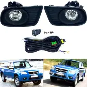 Halogen Fog Light Bumper Frame Cover Daytime Running Light For Mazda BT-50 09-11