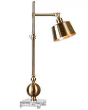 Uttermost Laton Brushed Brass Task Lamp
