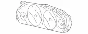 Genuine Jaguar Instrument Cluster C2S41341