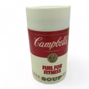 Vintage 1984 Campbell's Soup Thermos Fuel for Fitness / Soup is Good Food Unused