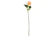 Hill Interiors Artificial Single Stem Portland Rose (Butter) (One Size)