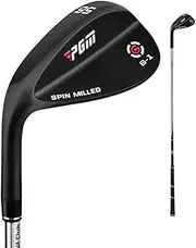 Golf Sand Wedges Left Hand and Right Handed Golf Club 56/60 Degrees - Silver Black Golf Wedges for Women & Men (56D-Left Hand-Black)