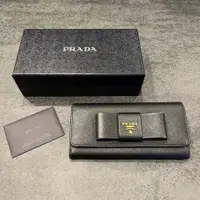 在飛比找蝦皮購物優惠-PRADA 識別證套 Saffiano皮革 日本直送 二手