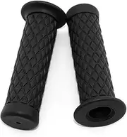 surpassme Motorcycle Grips Non Slip Rubber Bar End Thruster Grip 7/8" 22mm 24mm Motorcycle Comfort Hand Handlebar Grip Thruster Grip for Harley Honda Triumph Yamaha Kawasaki CG125 CB400