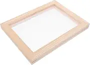 Tofficu Craft Wooden Handmade Paper Craft Kit Boys and Girls Paper Making Frame Screen Frame Kit for Boys and Girls Art Activity