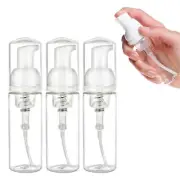 3Pcs Clear Soap Foam Foaming Pump Bottle 50Ml Suds Travel Size
