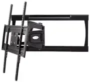Atdec Telehook 30-60 Wall Mount Ultra Slim VESA Upto 700x500 Max Load 35kg Black