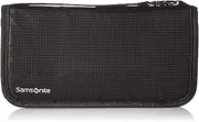 [Samsonite] Unisex-Adult RFID Zip Close Travel Wallet, Black, One Size, RFID Zip Close Travel Wallet