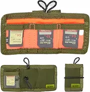 SP TECH Memory Card Holder 4 - Compact Memory Card Bag for up to 4 Cards, Recycled Polyester, Lightweight and Portable