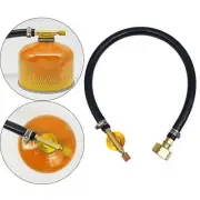 Propane Refill Adapter Gas Tank Bottle Connector Hose Outdoor Picnic Camping