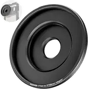 NEEWER 17mm to 37mm & 58mm Lens Filter Adapter Ring, Compatible with Beastgrip 37mm Lenses 58mm Filters Phone Cage Rig Stabilizer for iPhone 16 15 Pro Max S24 Ultra Video Recording, PA062
