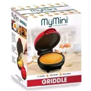 Nostalgia My Mini 5" Non Stick Surface Griddle-Burgers, Pancakes, Eggs