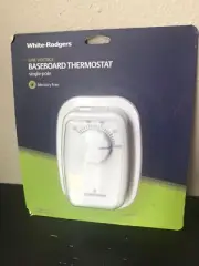 New Emerson White Rodgers Line Voltage Baseboard Thermostat Model # B-50