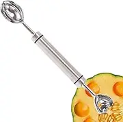 Watermelon Baller - Double-Headed Watermelon Cutter Scooper,Stainless Steel Cantaloupe Ice Cream Sorbet Dessert Ball Spoon for Remove Core for Pear