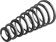 Neewer 9 Pieces Step-up Lens Filter Adapter Rings Set, Made of Premium Anodized Aluminum, Includes: 37-49mm, 49-52mm, 52-55mm, 55-58mm, 58-62mm, 62-67mm, 67-72mm, 72-77mm, 77-82mm