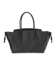 Jil Sander Medium Voyage Drawstring Shoulder Bag One size BLACK
