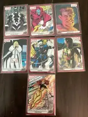 2023 Marvel Platinum Red Rainbow 7 Card Lot (Vision, Ultron, Etc)