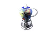 Vintage Porcelain Ceramic Italian Stove Top Espresso Coffee Maker 3-4Cups 200ml