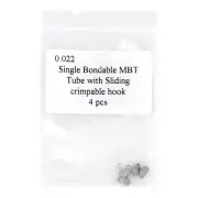Dental Bondable Buccal Tube Sliding Crimpable Hook 1st Molar MBT 022 Non-convert