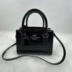 COACH Andrea Carryall Bag Crossbody In Crocodile-embossed Leather CR105 Black