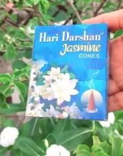 Haridarshan Jasmine,Dhoop Incense Cones Meditation Navratri Sawan Diwali Puja