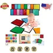 Colorful & Textured Sensory Mats for Autism - Safe Non-Slip Play Tiles