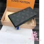 LV 路易威登 BRAZZA老花 灰色 對開長夾 M61697 98新 尚未有評價