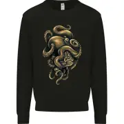 Octiger Octopus Kraken Cthulhu Tiger Kids Sweatshirt Jumper