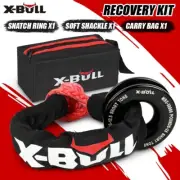 X-BULL Soft Shackle Recovery Gear Dyneema Winch Rope Snatch Ring Pulley 50000LBS