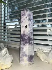 Lepidolite XL Crystal Tower