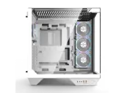 darkFlash DY470 White Steel / Tempered Glass ATX Black chassis ,0.8mm SPCC Case