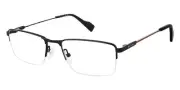 Ben Sherman FOSTER Eyeglasses Men Matte Black Rectangle 52mm New 100% Authentic