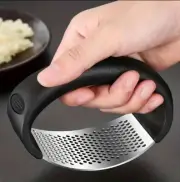 Garlic Press Stainless Squeezer Steel Grinder Professional Masher Handheld Tool