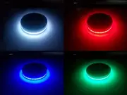 LED RGB JL Audio 10" Marine Sub (2) M6 Speaker Spacer Rings King Starboard