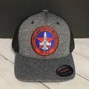 TOP GUN FITTED FLEXFIT Hat Baseball Hat Black EMBROIDERED Patch-2