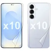 10 Set Soft PET Film Screen Protector for Samsung Galaxy S25 Front and Back Bulk