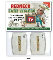 REDNECK FART FILTER - Gag Joke Card Funny Husband Birthday Gift Pine - AIR PM2.5