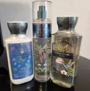 Bath & Body Works Fresh Jungle Rain 3pc Set: Lotion, Mist, shower Gel