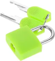 BESPORTBLE Mini Padlock with Key Portable Luggage Lock for Suitcases Bags Gym Lockers and Jewelry Boxes Stylish Durable Design for Travel and Everyday Use