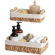 Woven basket for home storage and organization